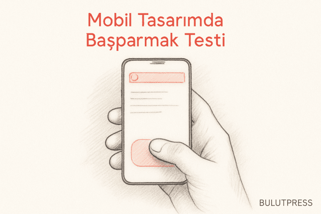 'Bir Baş Parmak, Bir Göz' Testi: Mobil Arayüzü Gerçek Koşulda Denemek