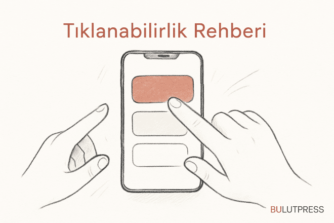 Tap Hedefi Boyutları ve Dokunulabilirlik: Mobil Tasarım Ölçüleri
