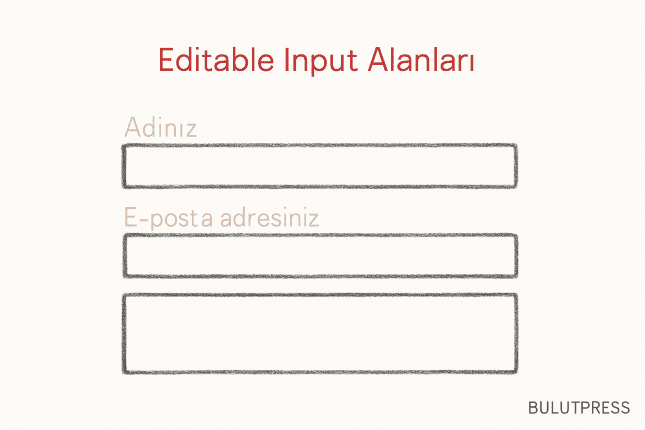 Düzenlenebilir Input Alanları: Serbest Metin Ne Zaman İşe Yarar