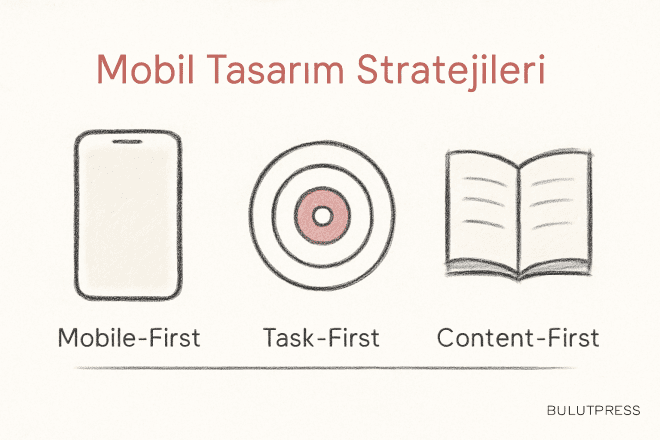 Mobil Tasarımda Öncelik: Mobile-First, Task-First ve Content-First Farkı