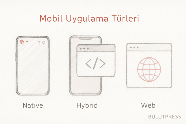 Native, Hybrid ve Web Uygulama: Seçimi Ne Belirler?