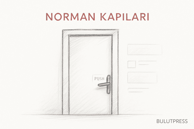 Norman Kapıları: Kolun Yalan Söylediği Yerde Tasarım