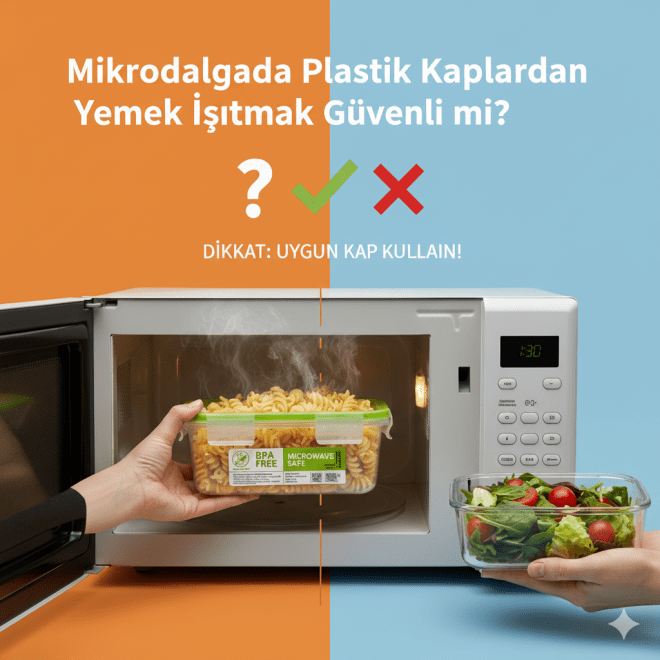 Mikrodalgada Plastik Yemek Isıtma: Zararları ve Güvenli Yöntemler