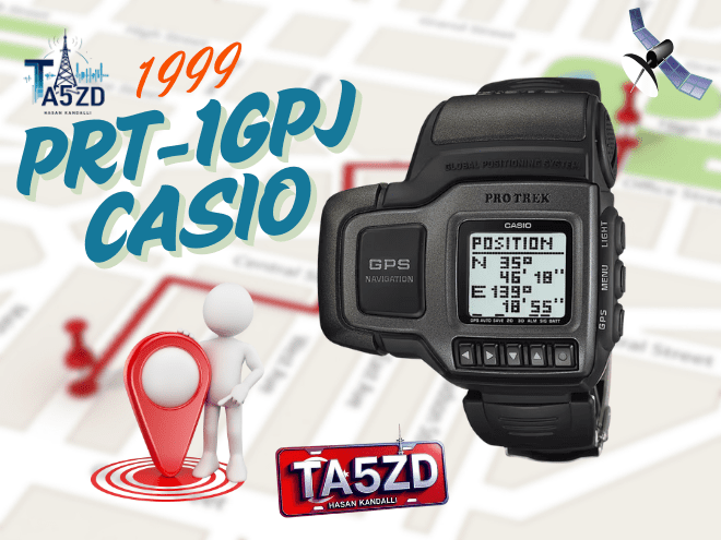 1999 CASIO PRO TREK PRT-1 | GPS Navigasyon Saatinin Amatör Telsizcilere Faydaları