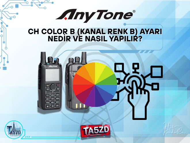 AnyTone D878UVII Plus CH Color B Ayarı | Kanal Renk B Kişiselleştirme Rehberi