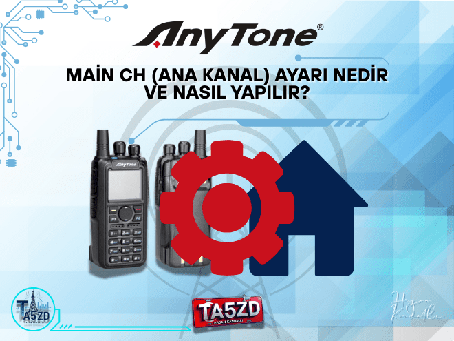 AnyTone D878UVII Plus Main CH Ayarı | Ana Kanal Seçimi Rehberi