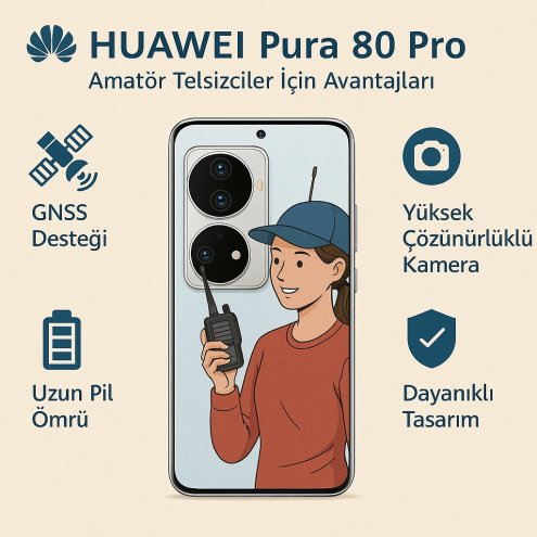 HUAWEI Pura 80 Pro ve Amatör Telsizcilik
