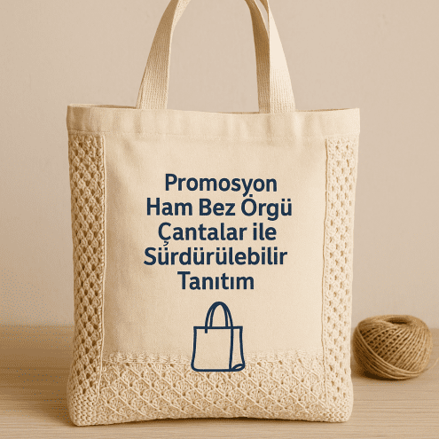 Markanızı Taşıyan Çanta: Promosyon Ham Bez Örgü Çantalar ile Sürdürülebilir Tanıtım