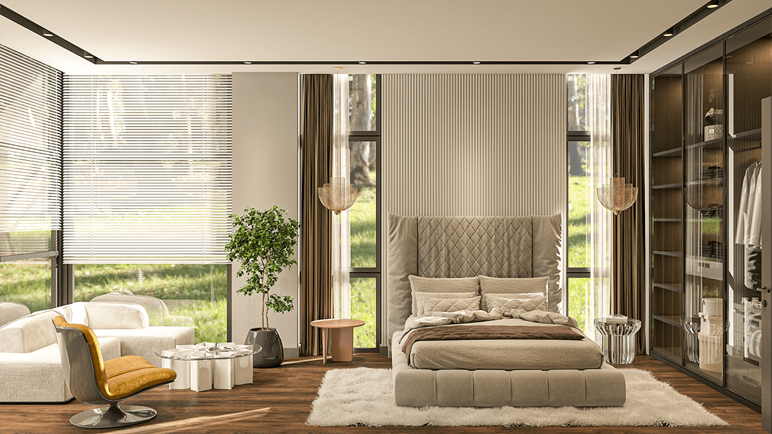 Begonya Villaları Üst Kat Yatak Odası 1