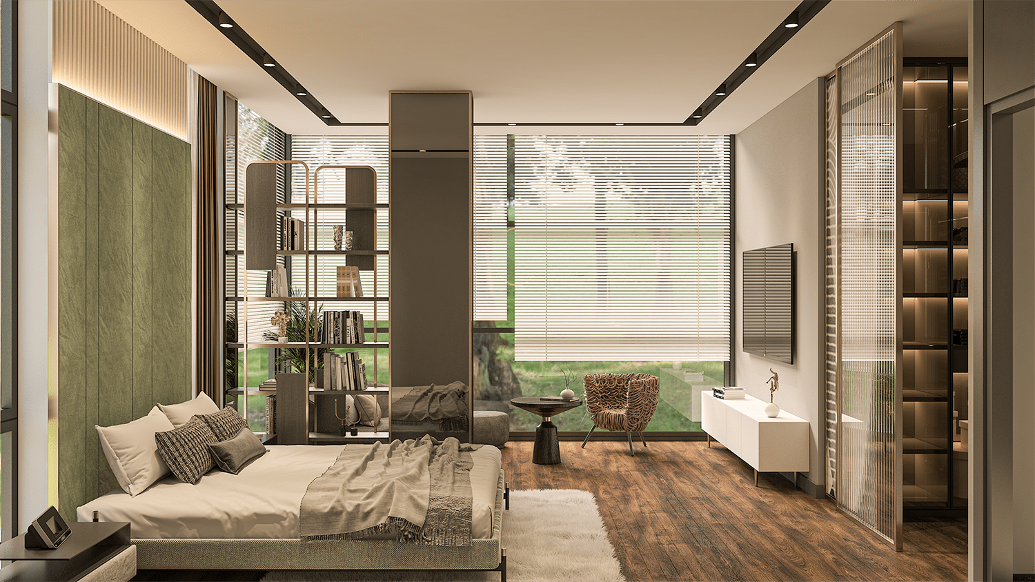 Begonya Villaları Üst Kat Ebeveyn Odası 2