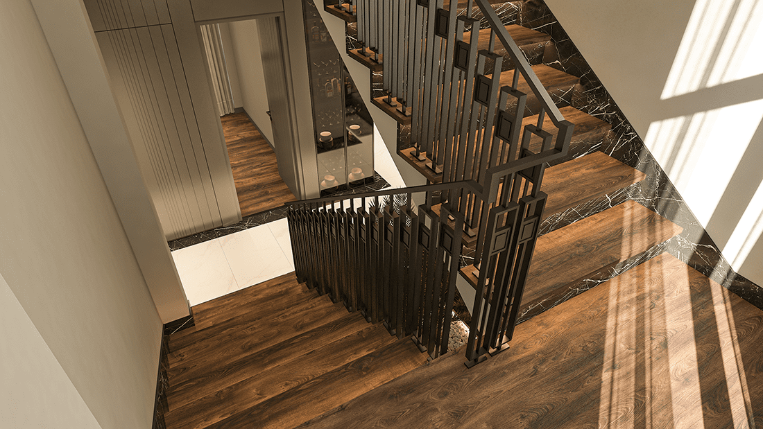 Begonya Villaları Zemin Kat Merdiven