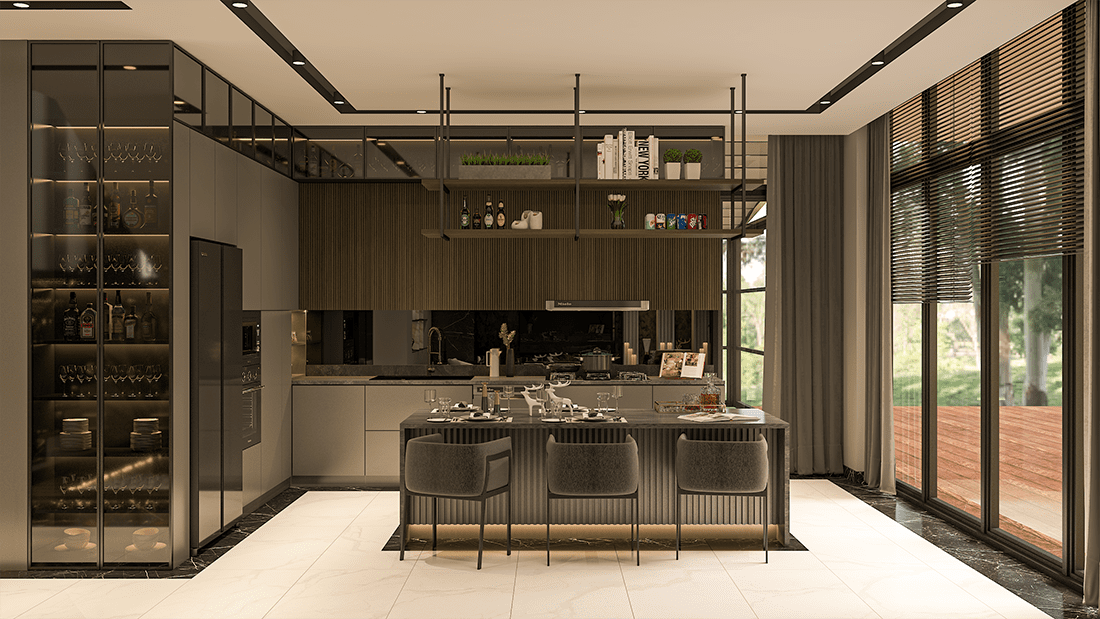 Begonya Villaları Zemin Kat Mutfak 1