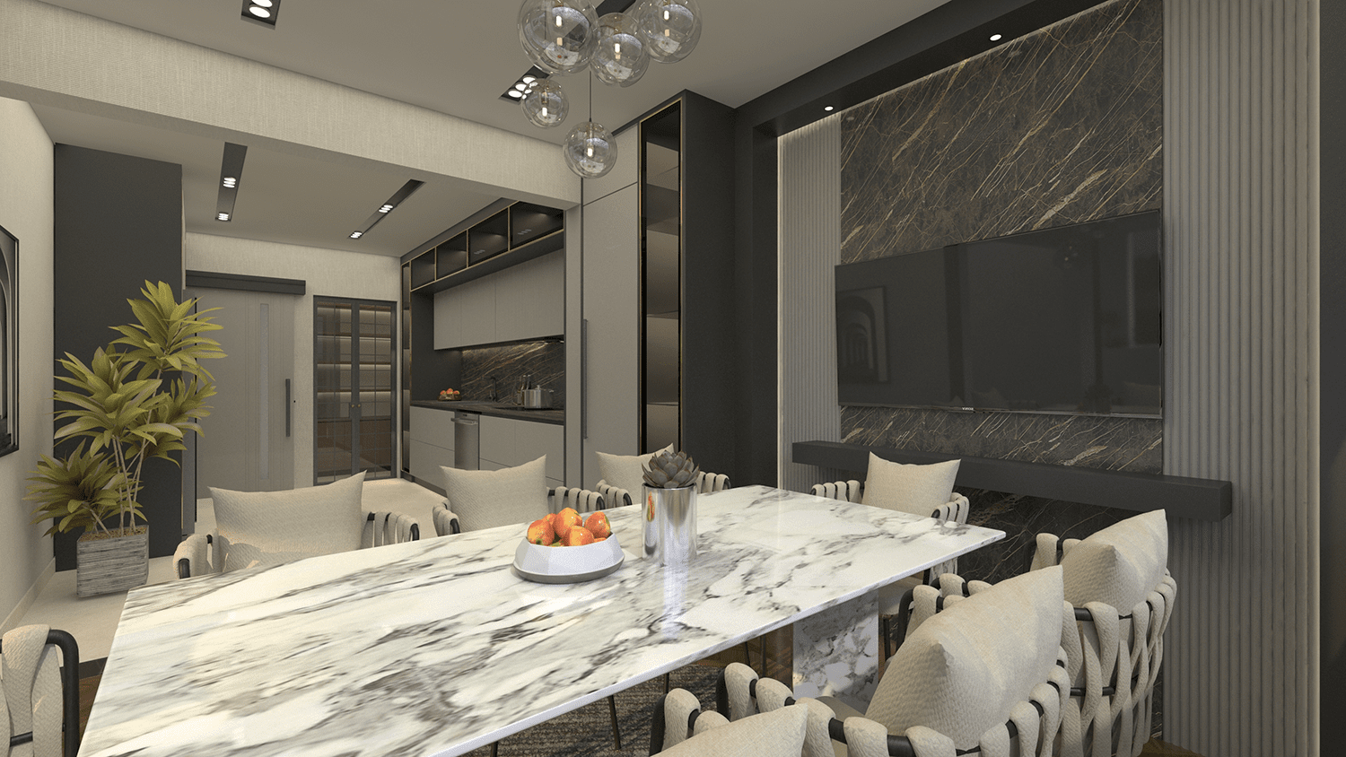 Mutfak - Yemek Odasi