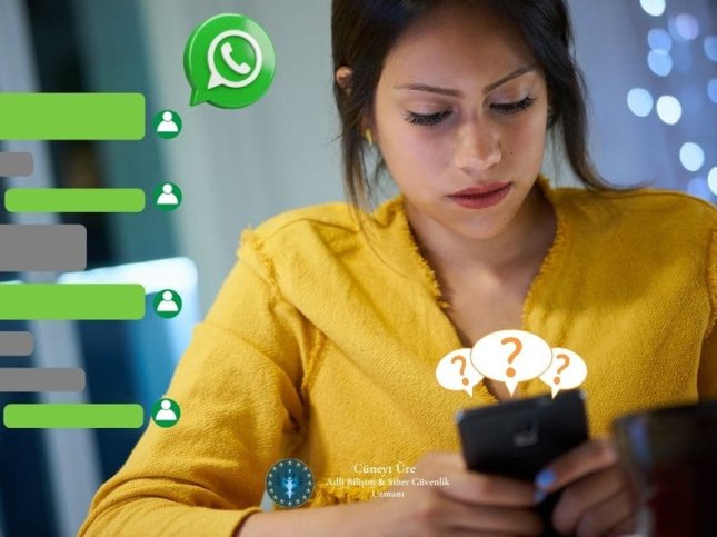 WhatsApp Yazışmaları, Dijital Deliller ve Adli Bilişim İncelemesi Yazı Dizisi