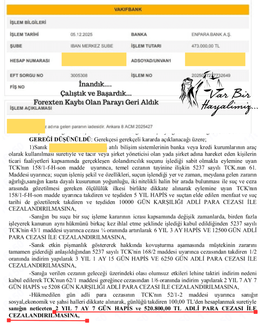 İnandık.... Çalıştık Ve Başardık Forexten Kaybı Parayı Geri Aldı