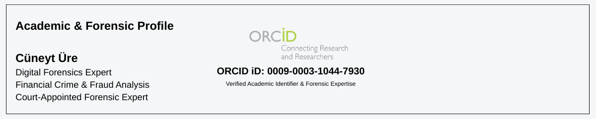 Cüneyt Üre Digital Forensics Expert Financial Crime & Fraud Anal