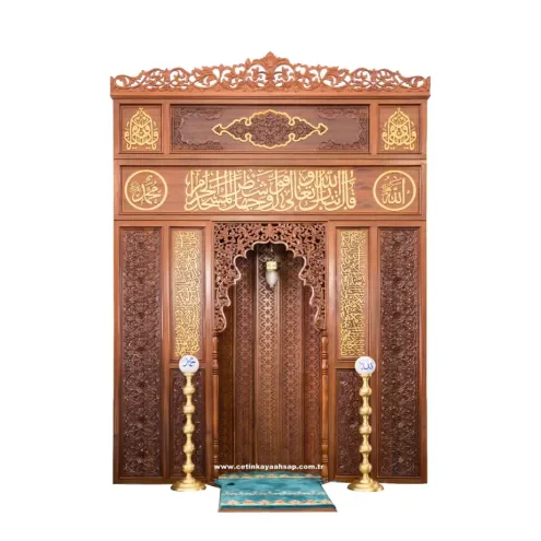 Ahşap Mihrap Fiyatları ve Modelleri | Oymalı & CNC İmalat