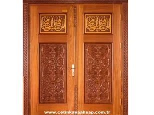 Ahşap Oyma Cami Kapıları Modelleri ve Fiyatları