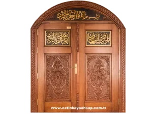 Ahşap Cami Kapısı 06