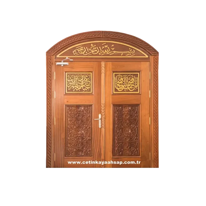 Ahşap Oyma Cami Kapısı Modelleri ve Fiyatları