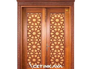 CNC ve El Oyması Ahşap Cami Kapıları Fiyatları