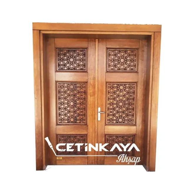 Ahşap Oyma Cnc Cami Kapısı 104