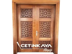 Ahşap Oyma Cnc Cami Kapısı 104