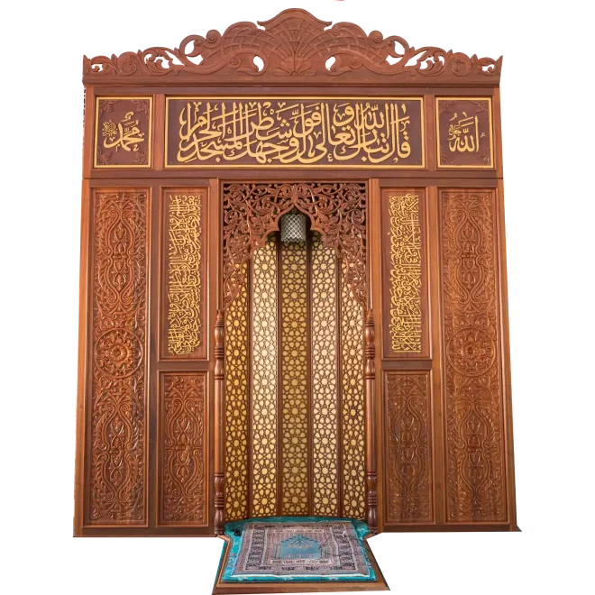 Ahşap Oyma Mihrap 14