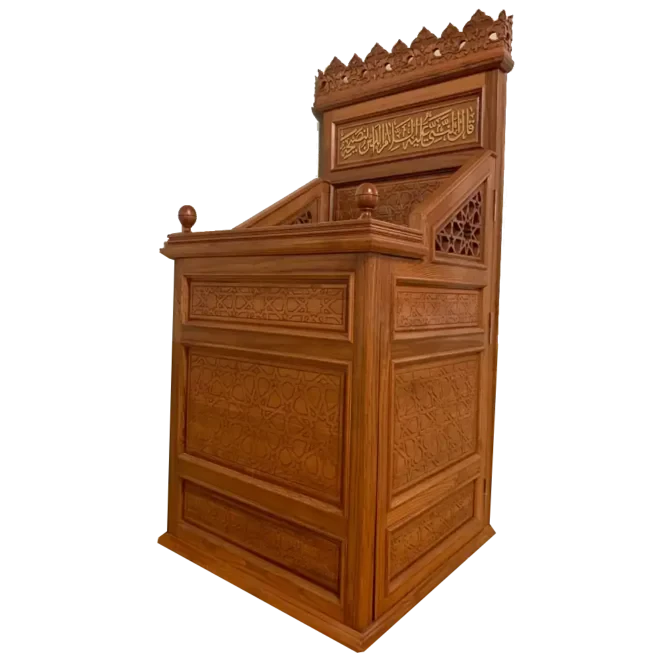 Ahşap Vaaz Kürsüsü Modelleri & Fiyatları | CNC & El Oyması