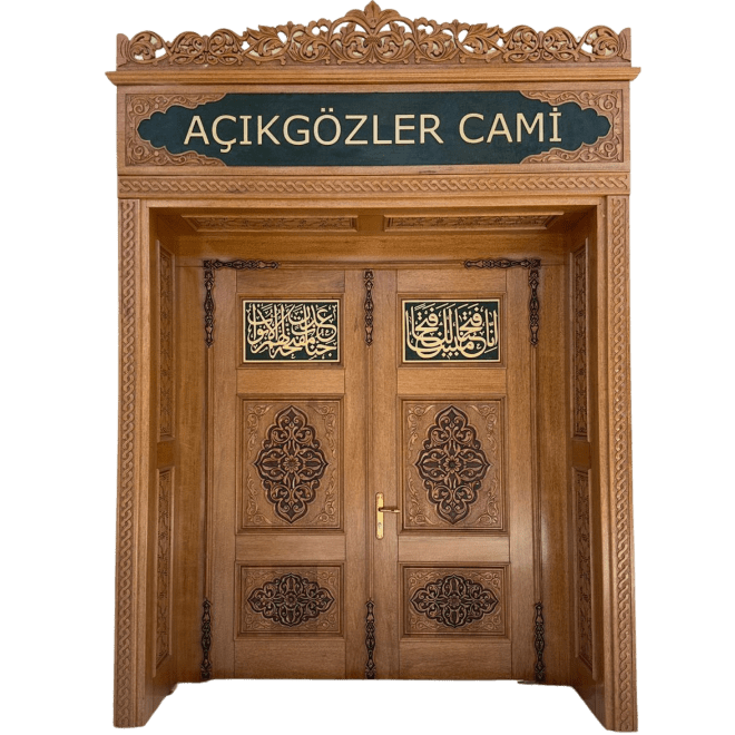 Ahşap Oyma Cami Kapısı Modelleri ve Fiyatları