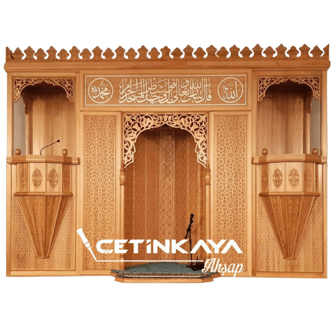 Ahşap Oyma Mihrap 24