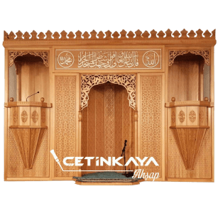 Ahşap Oyma Mihrap 24