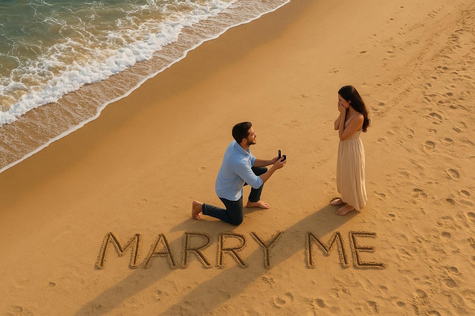 Drone ile Evlilik Teklifi