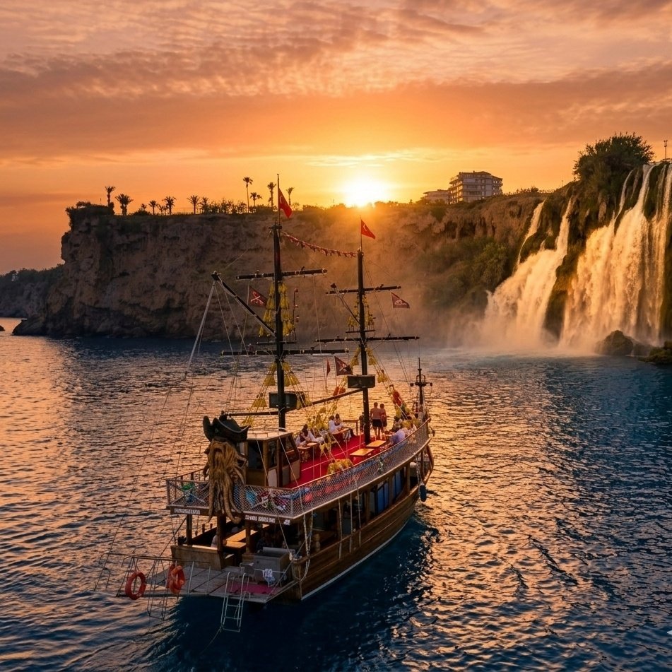 Antalya Sunset Akşamüstü Tekne Turu