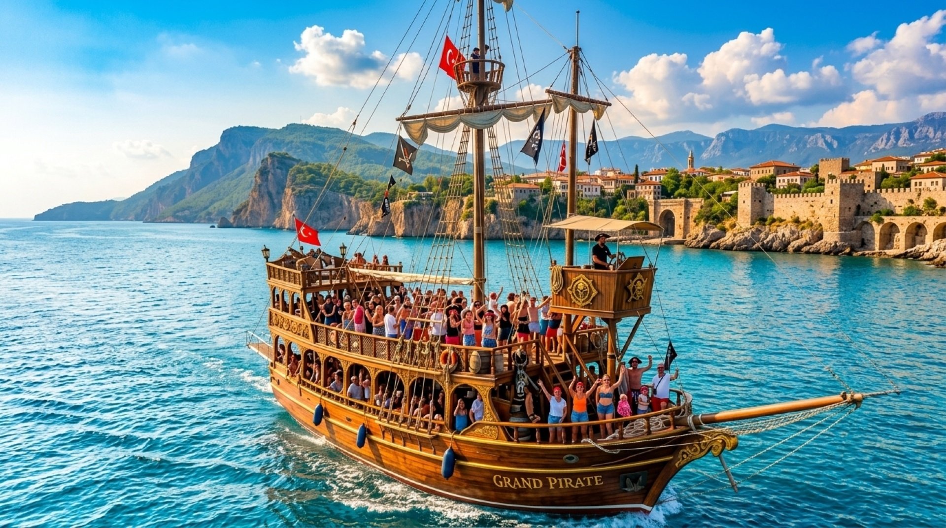 Antalya Korsan Teknesi Turu 11