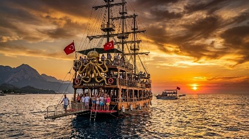 Sunset Boat Tour Antalya 9