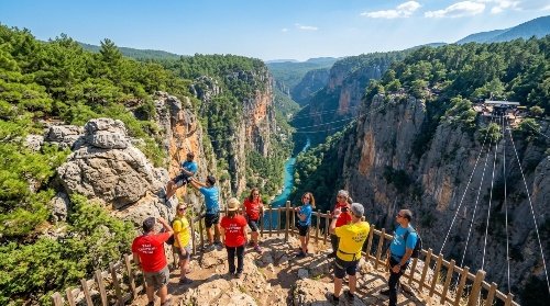 Tazi Canyon Zipline In Antalya 3