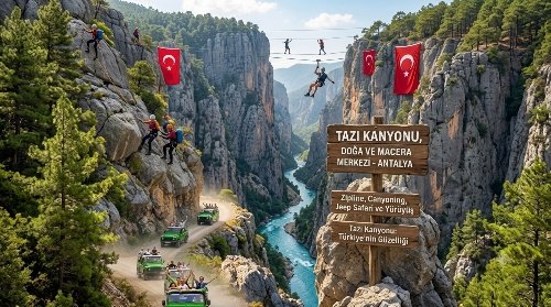 Tazi Canyon Zipline In Antalya 2
