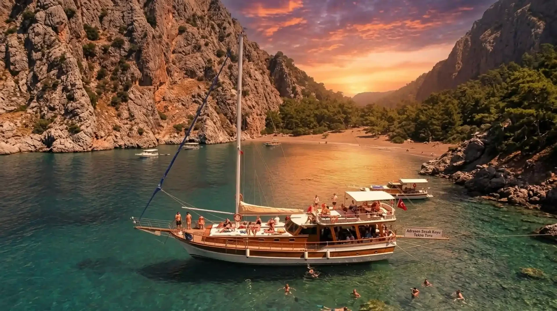 Antalya Gün Batımı Tekne Turu 3