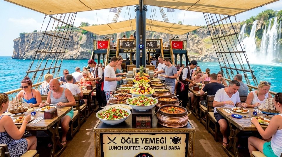 A Delicious Lunch Break with a View of Antalya