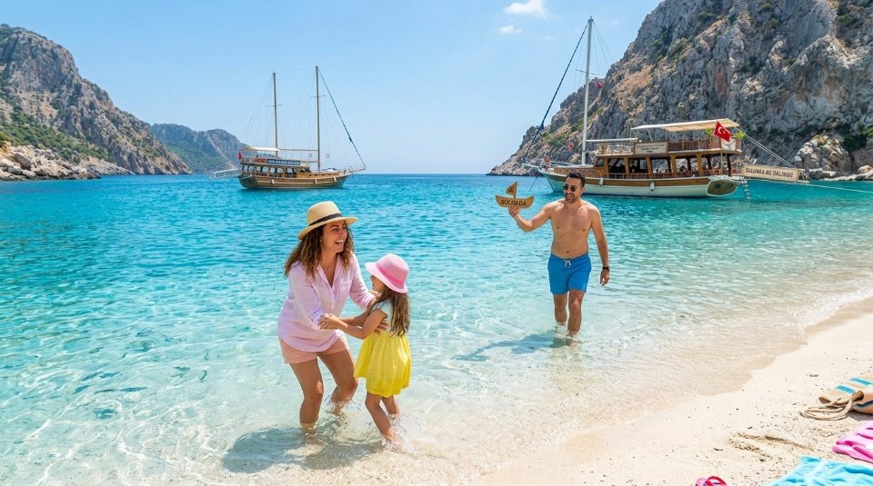 Suluada 1st Swimming Break: The Enchanting White Sandy Beach 🌊