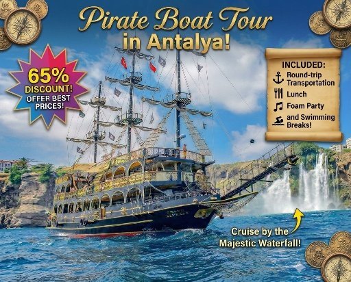 Antalya Pirate Boat Trips