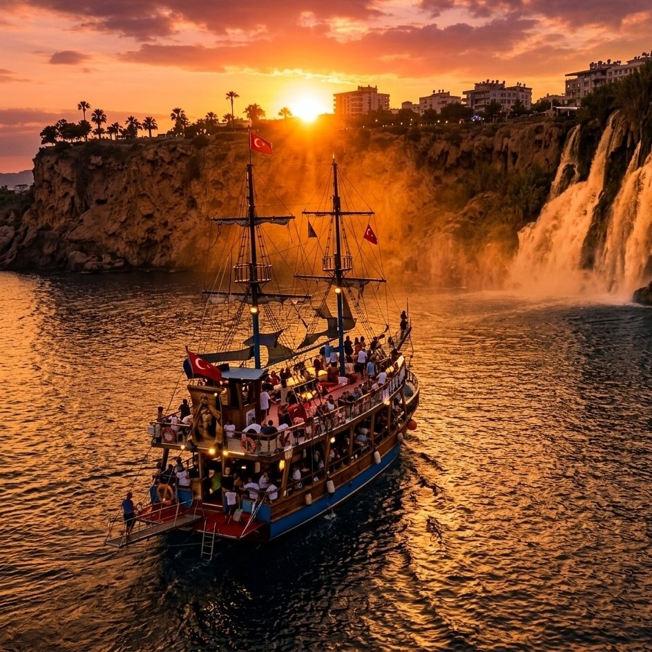 Sunset Boat Tour Antalya