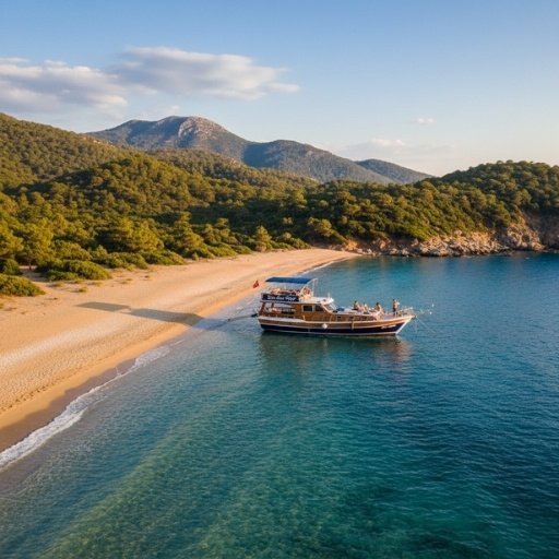 Kemer Porto Ceneviz, Sazak Akseki 1-Day Boat Tour To 3 Bays, Rou