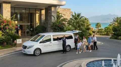 Mercedes Vito для трансфера из отеля и обратно на прогулку на Сулуаду