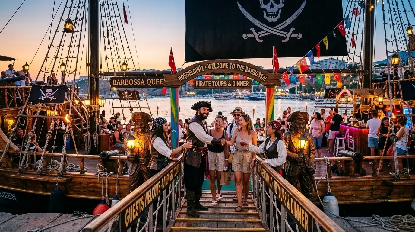 Günün başında mürettebatla tanışma