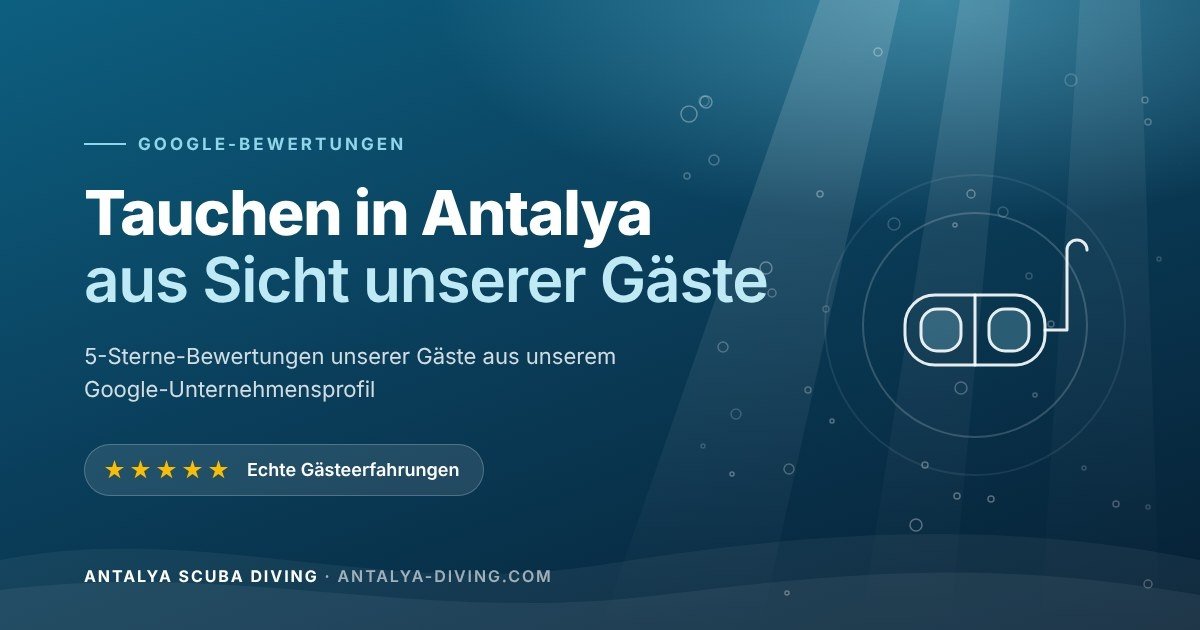 Gästebewertungen zum Tauchen in Antalya
