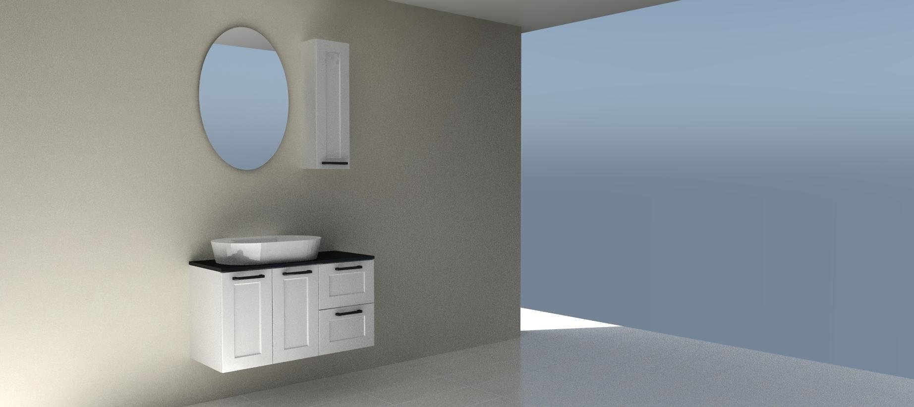 Mendeş 100'Lük Banyo Lake Render