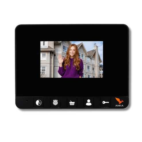 4.3'' Görüntülü Daire Ünitesi (Siyah) (ZT422)