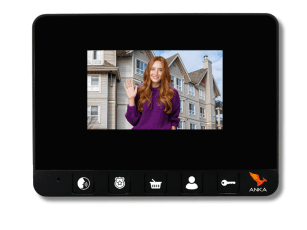 4.3'' Görüntülü Daire Ünitesi (Siyah) (ZT422)